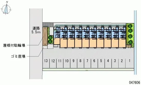 ★手数料０円★伊丹市中野西　月極駐車場（LP）